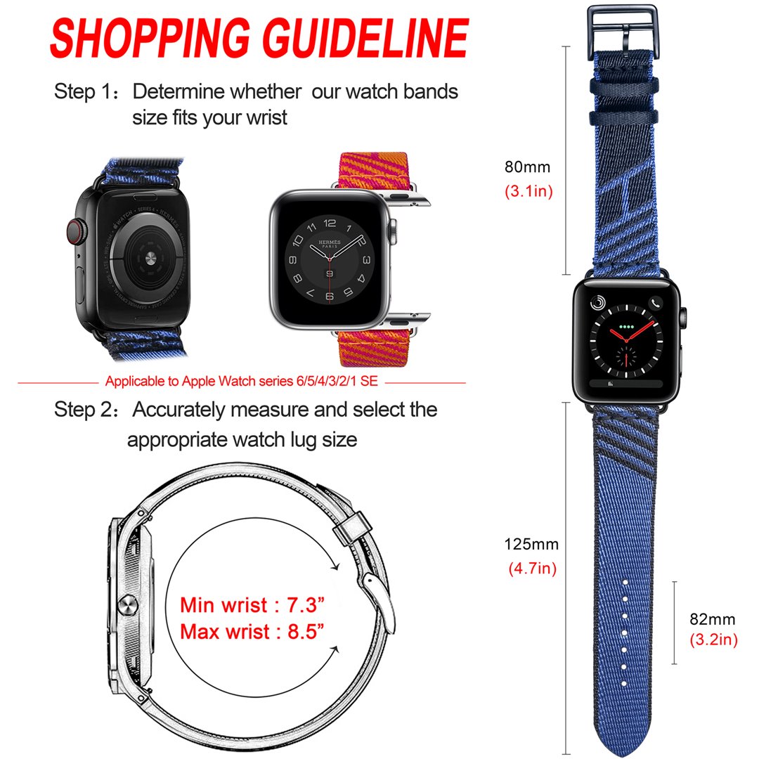 Watch Strap Size Guide: Hermes watch